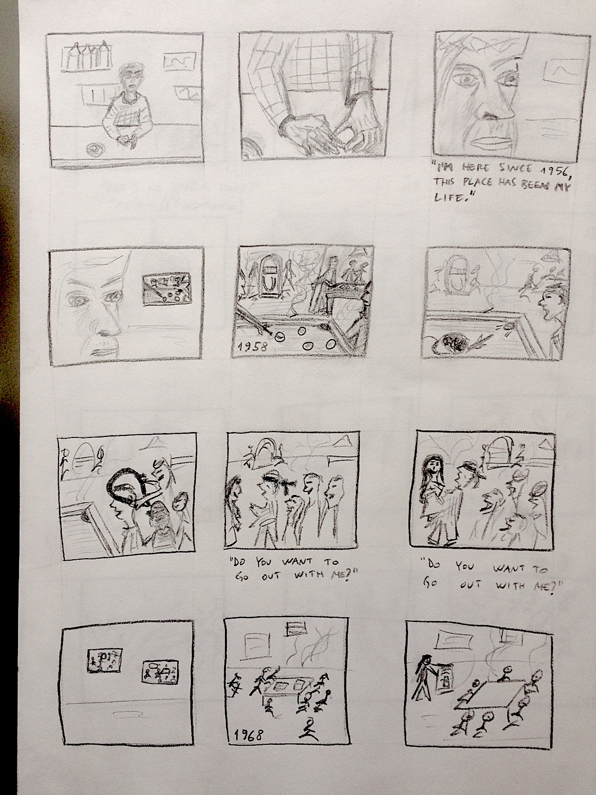 Storyboard - first page